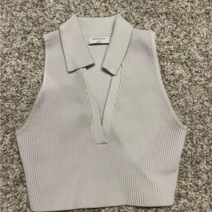 Cream Aritzia Babaton crop
